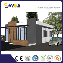 (WAS3505-110S)China Design Light Gauge Steel Prefab Concrete House with 3 Bedroom